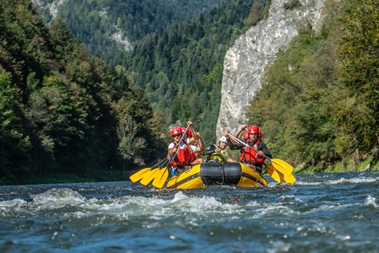 rafting na Dunajcu